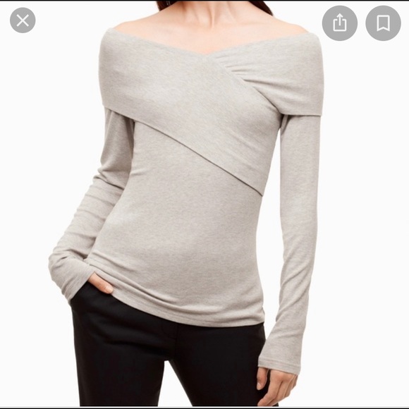 Babaton (aritzia) long sleeve top - Picture 1 of 4